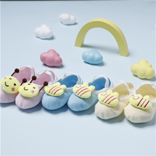 幼兒短筒抗菌提花襪