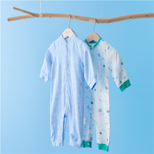 嬰兒紗布連體服