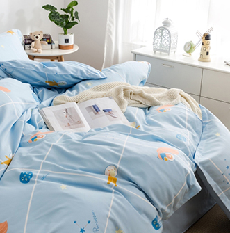 21秋兒童磨毛四件套-星際迷途