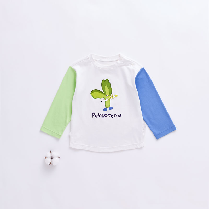 嬰幼童T恤 無熒光盡白